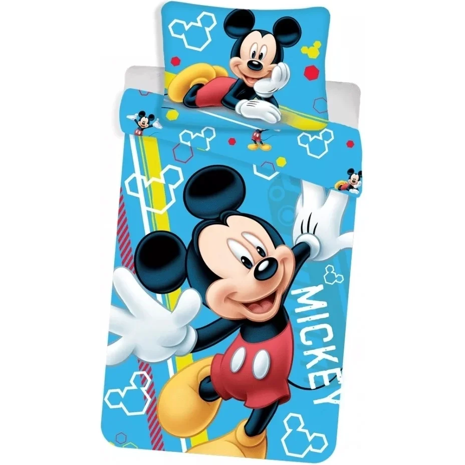 6676 5189171 4 Set lenjerie pat copii Mickey Glow in the Dark 140x200   70x90 SunCity JFK024669 B3406676