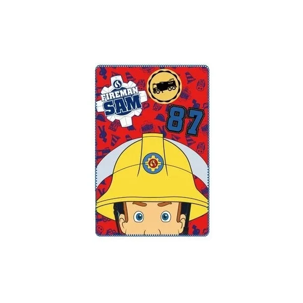 6684 5189184 1 Paturica copii Pompierul Sam 100 x 150 cm SunCity SHS4256 B3406684