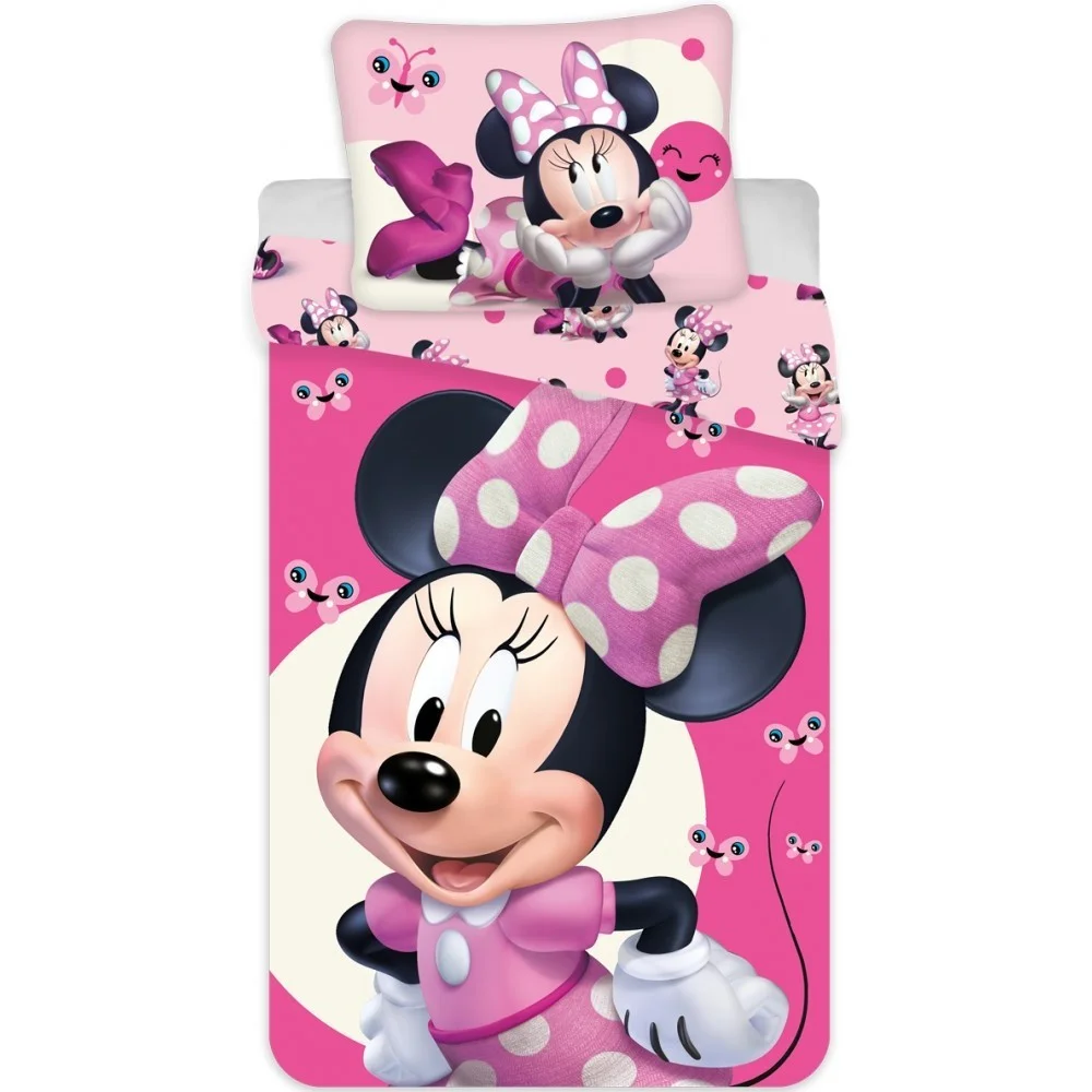 6714 5191176 12 Set lenjerie pat copii Minnie Baby 100x135   40x60 SunCity JFK025222 B3406714