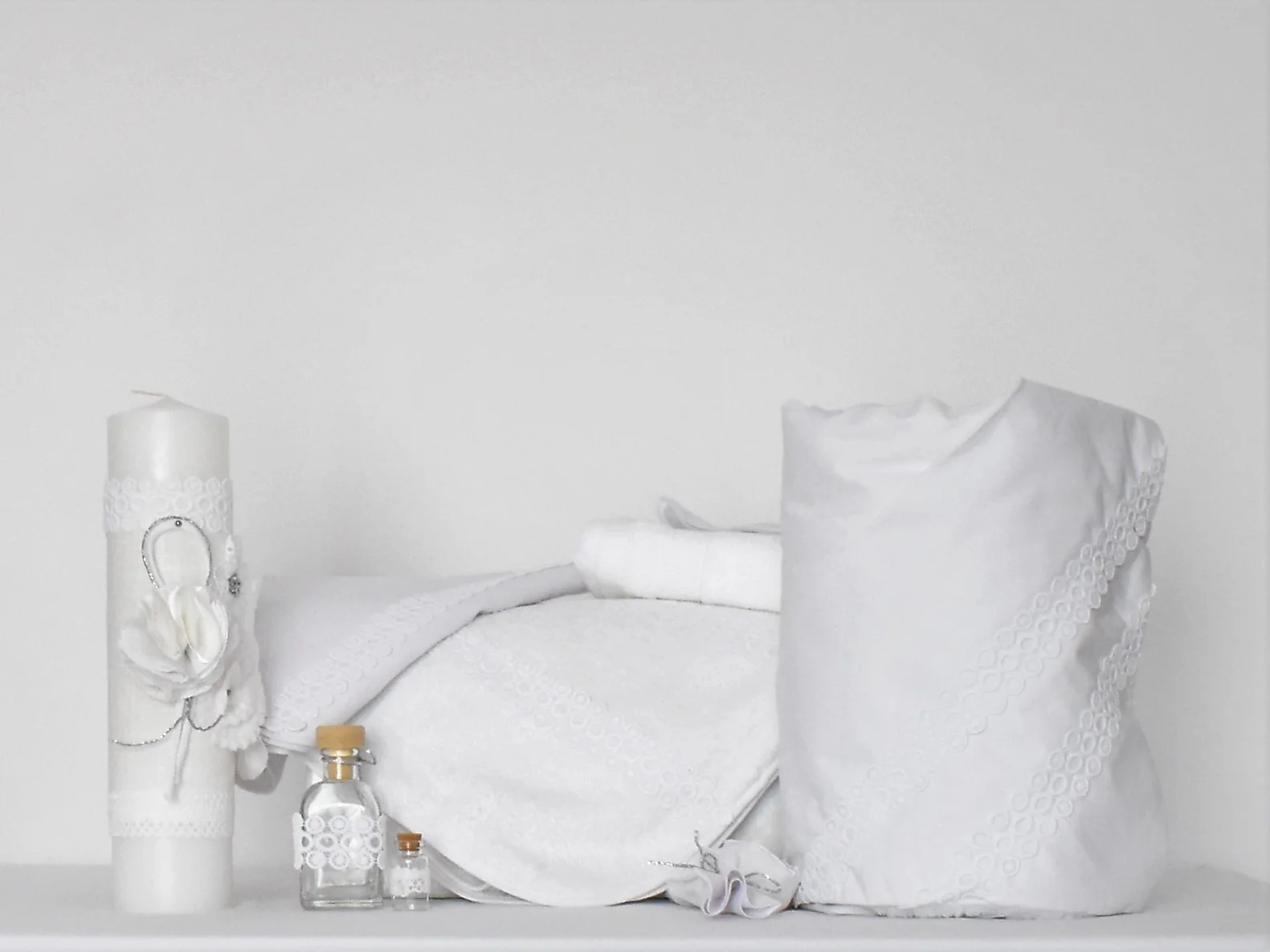 Set complet Botez White Delight_2 colectia fulgi de nea