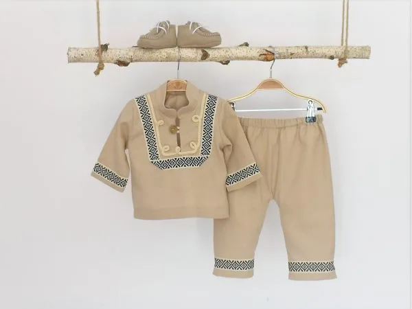 Set complet Botez Baieti Traditional Grâu Roditor_4