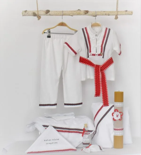 Set complet Botez Baieti Traditional Horia