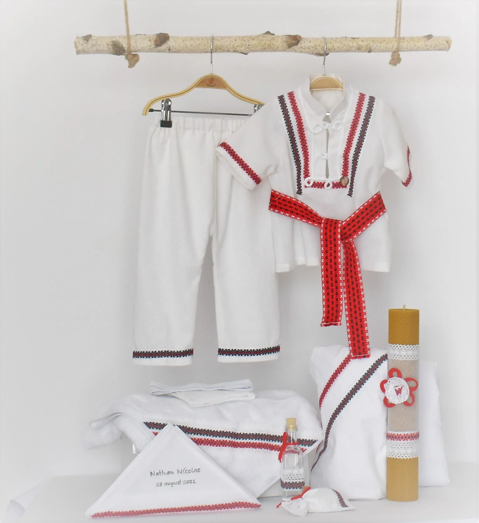 Set complet Botez Baieti Traditional Horia Set complet Botez Baieti Traditional Horia