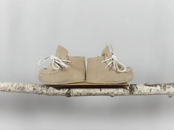 mocasini unicat piele nisip