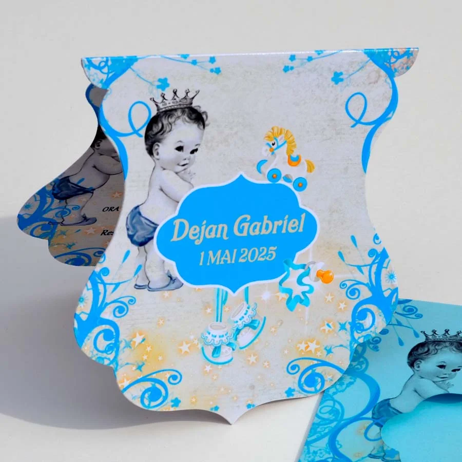 Invitații Botez cu Plic Preformat Micul Prinț_5