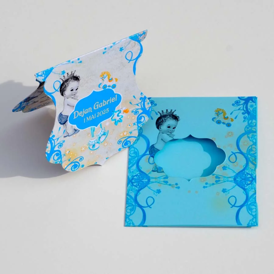 Invitații Botez cu Plic Preformat Micul Prinț_3
