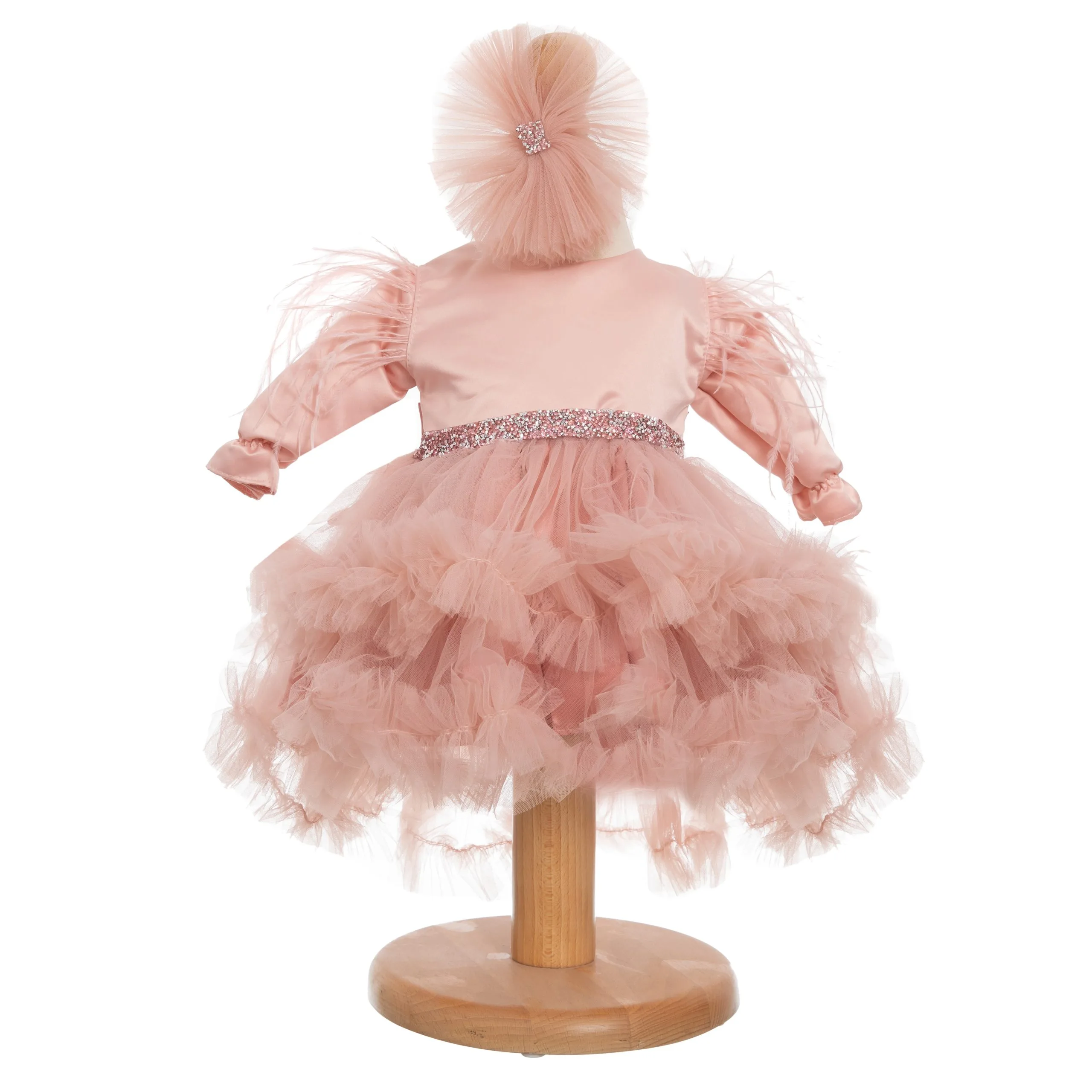 Rochiță Botez Pink Powder Feathers Rochiță Botez Pink Powder Feathers