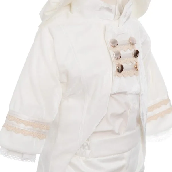 Costumaș Botez White Knight - 4 piese_1