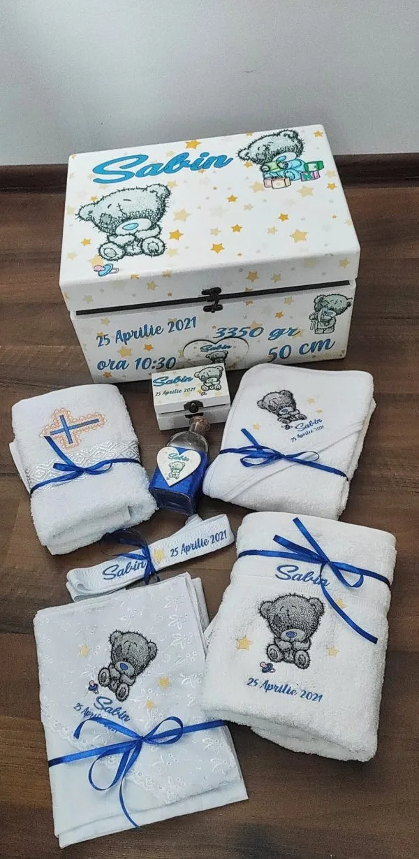 Trusou Complet Botez 8 piese Baby Bear_1