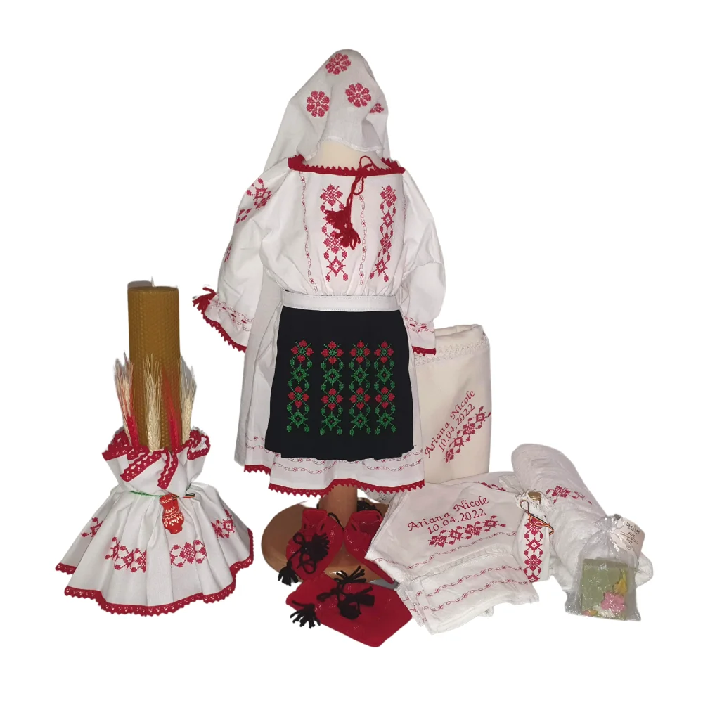 Set Tradițional Botez Maramureșan Ronișoara - 14 piese