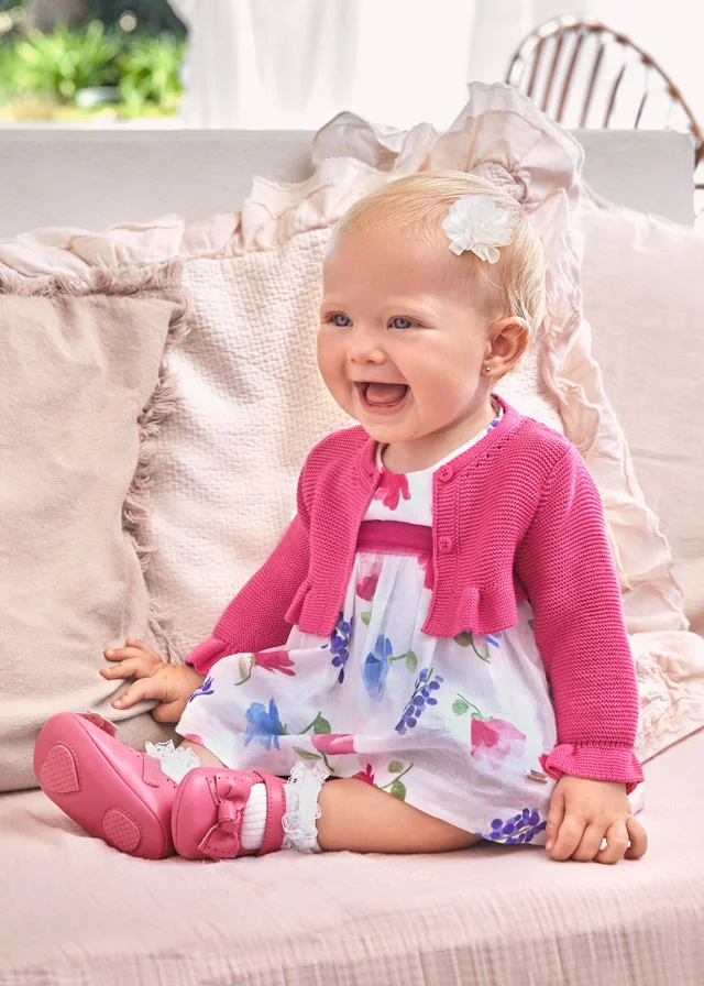 Set Rochiță Botez Happy Flower - 5 piese