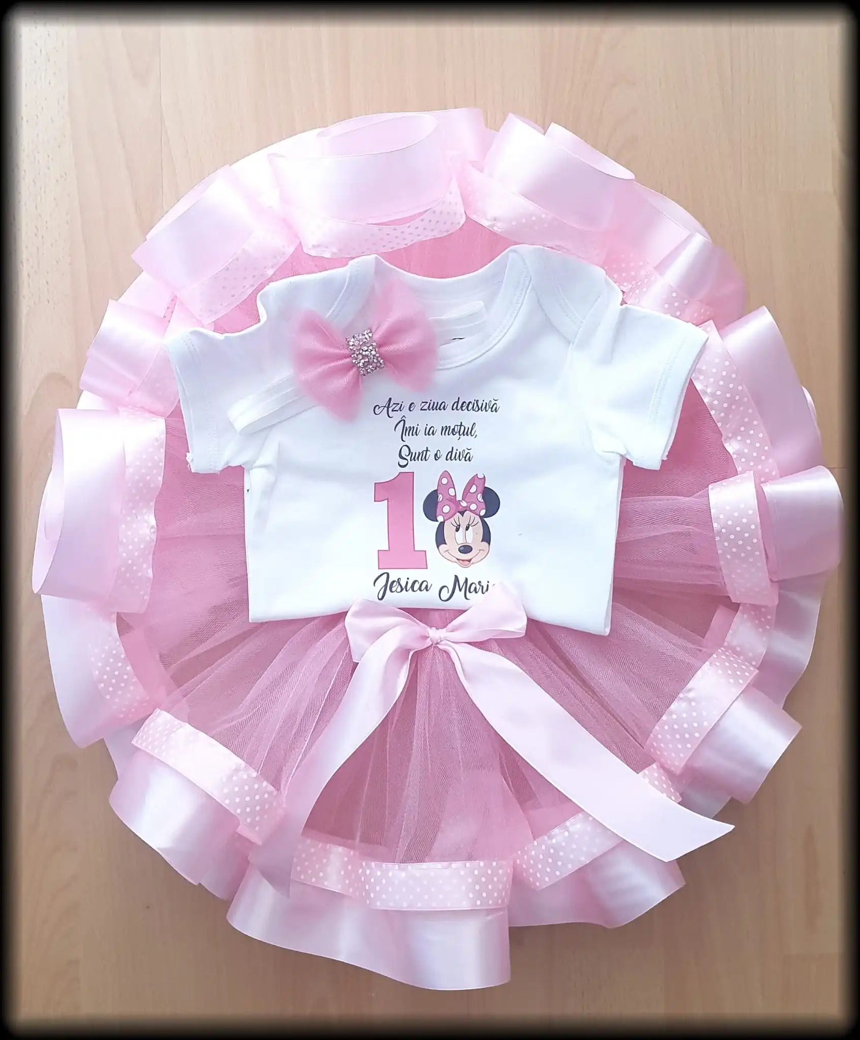 Set Rochiță Tutu - Special Minnie Set Rochiță Tutu - Special Minnie