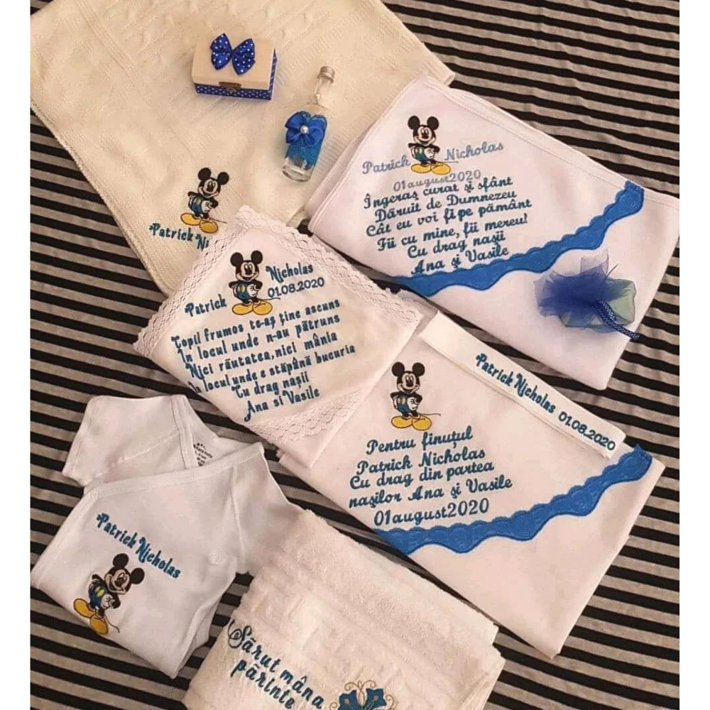 Set Trusou Botez Mickey - 10 piese