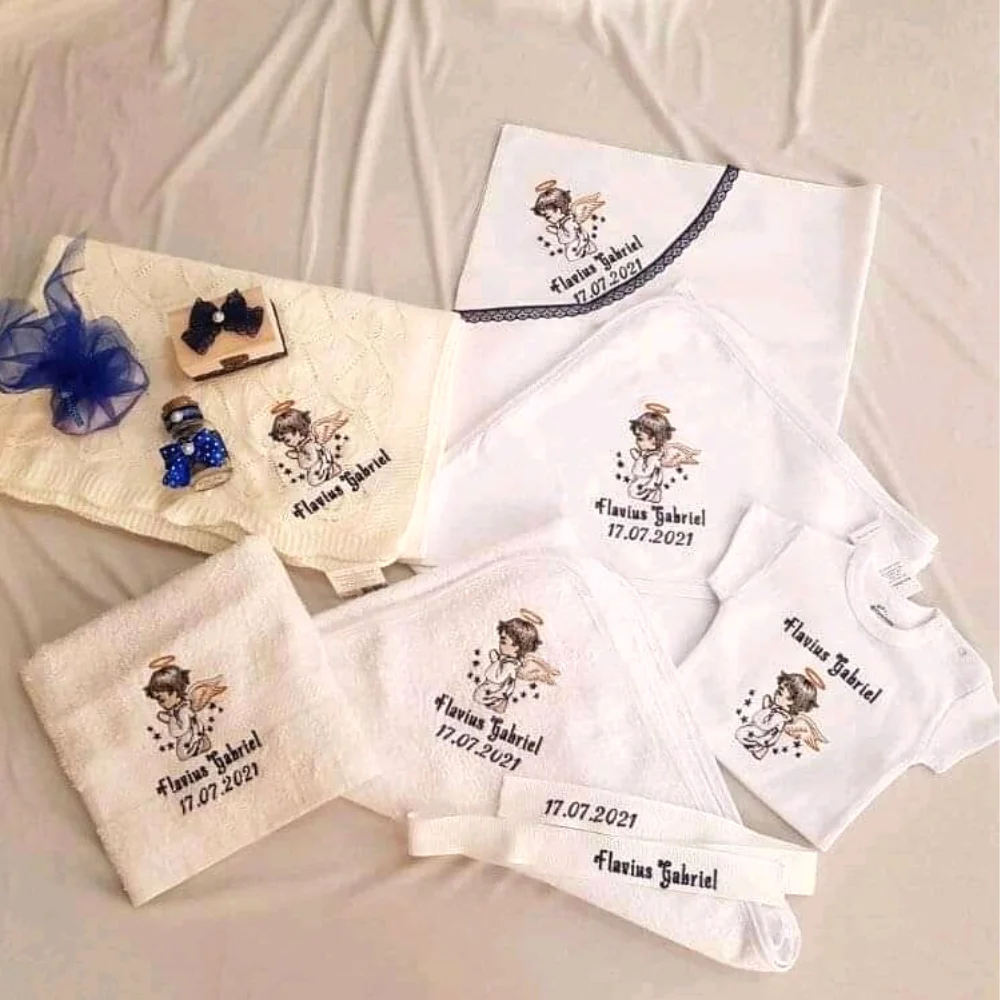 Set Trusou Botez Îngeraș - 10 piese