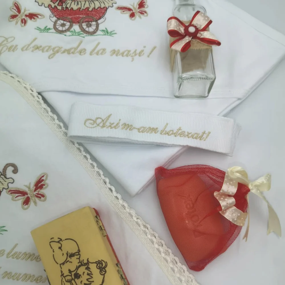 Set Complet Lumânare si Trusou Botez Fetiță Dragă_4