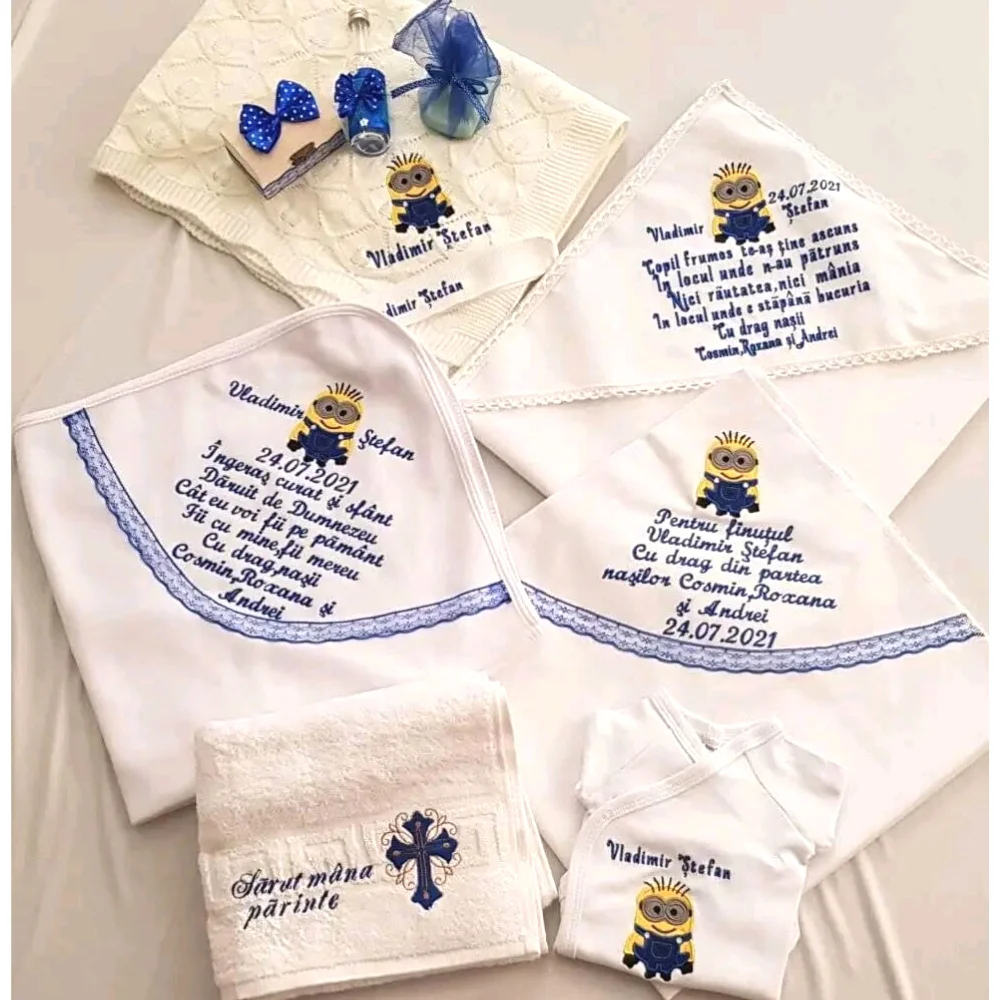 Set Trusou Botez Minnions - 10 piese