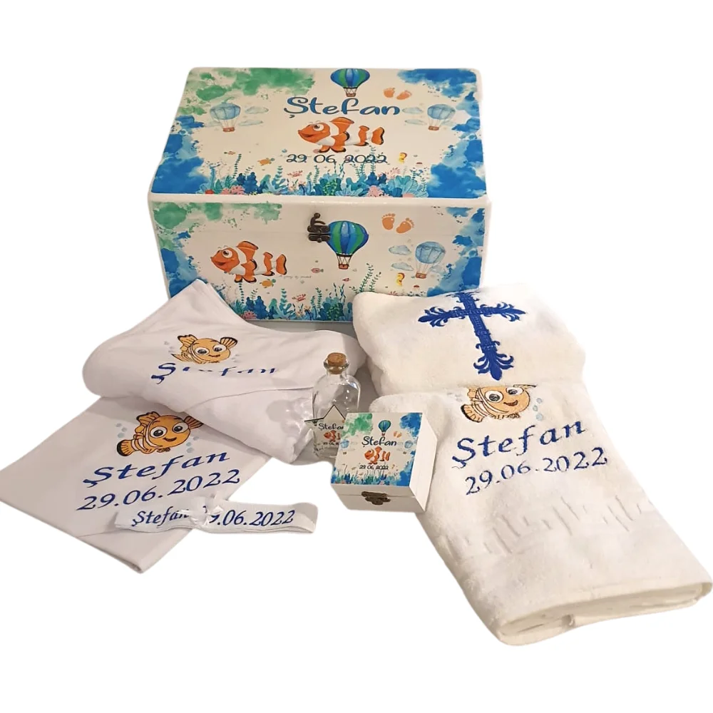 Trusou Complet Botez 8 piese Nemo