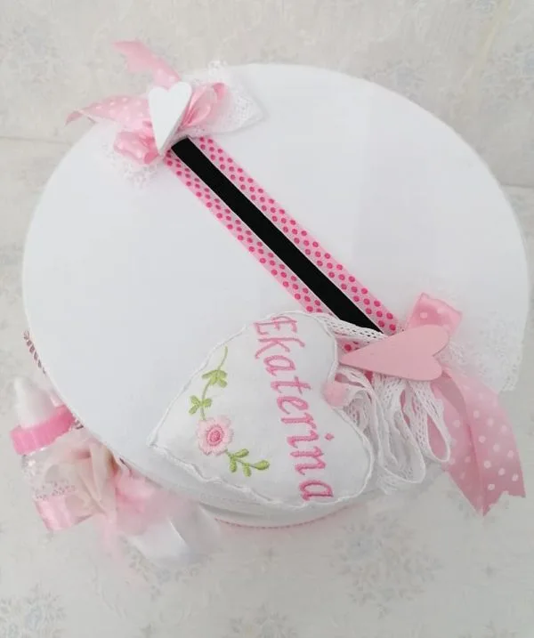 Cutie Dar Botez Pink Hearth
