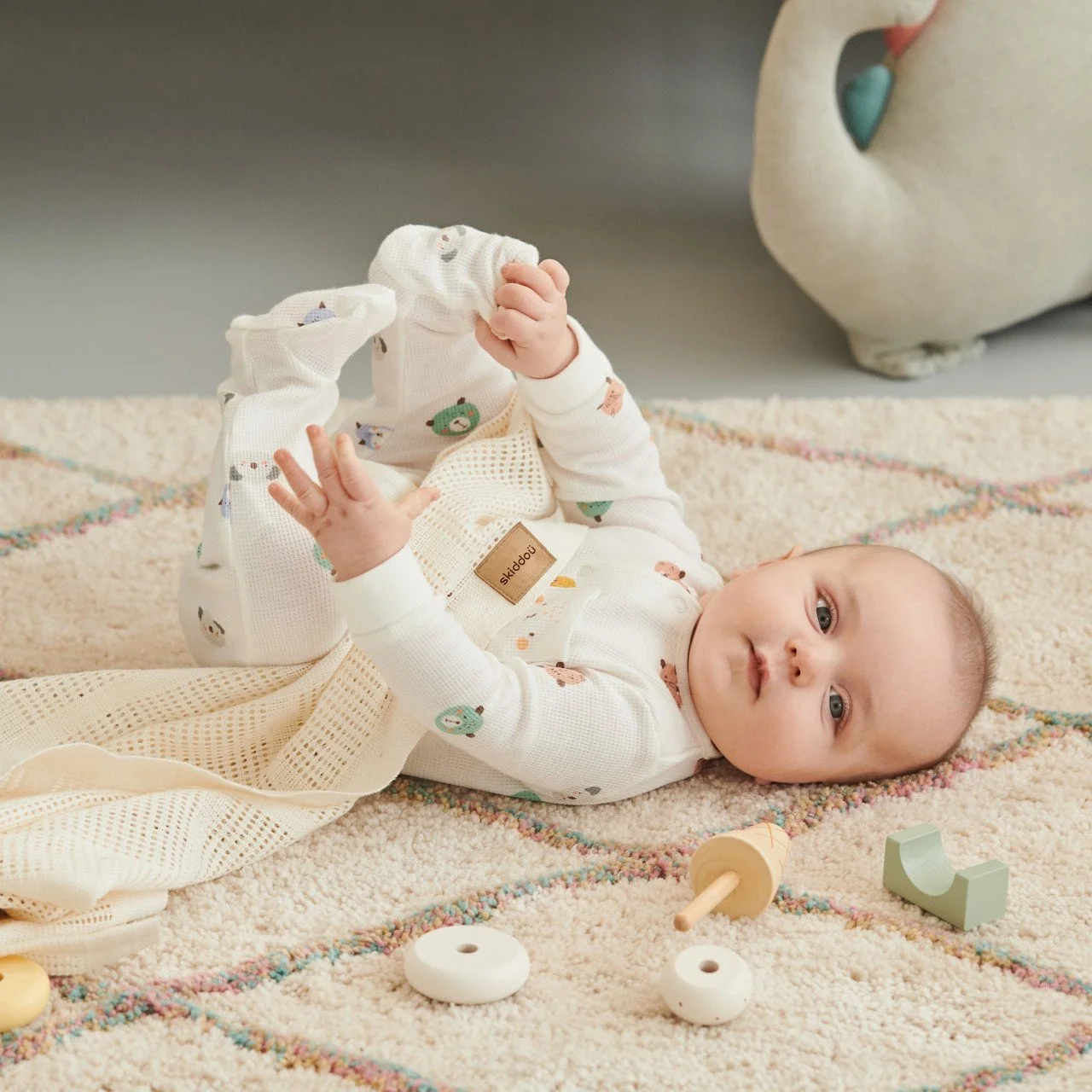 paturica-nou-nascut-skiddou-lindi-100-bumbac-crem-75x100cm8975