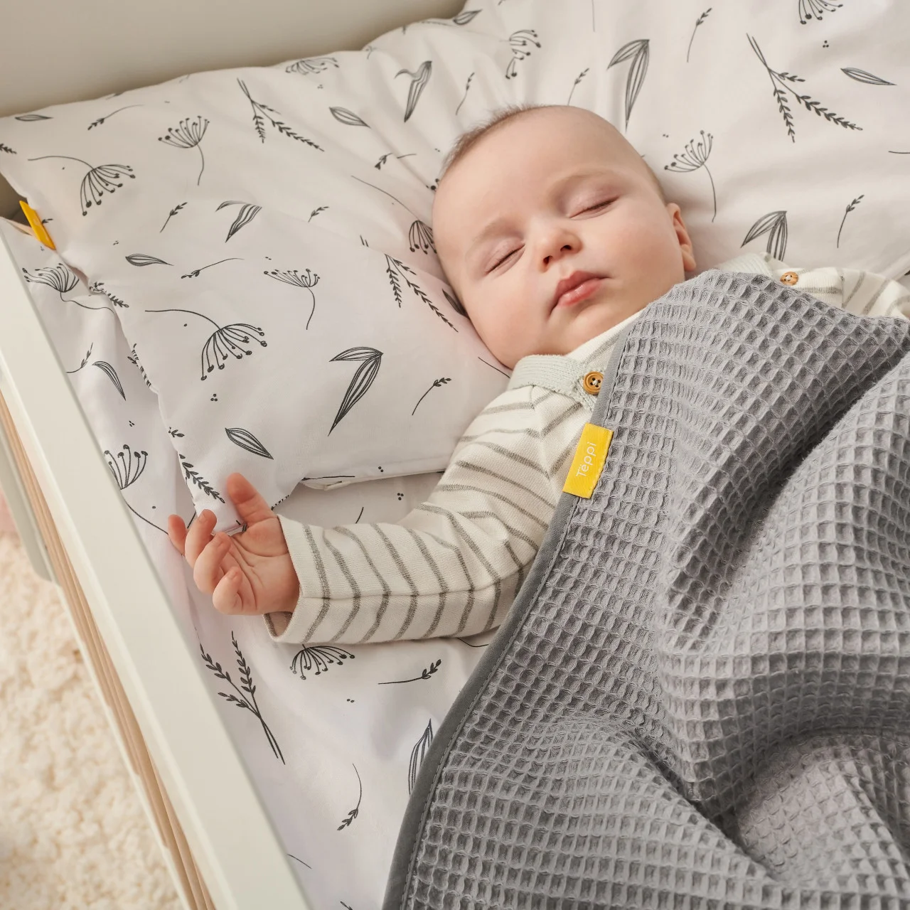 paturica-si-prosop-2-in-1-nou-nascut-skiddou-teppi-100-bumbac-gri8996