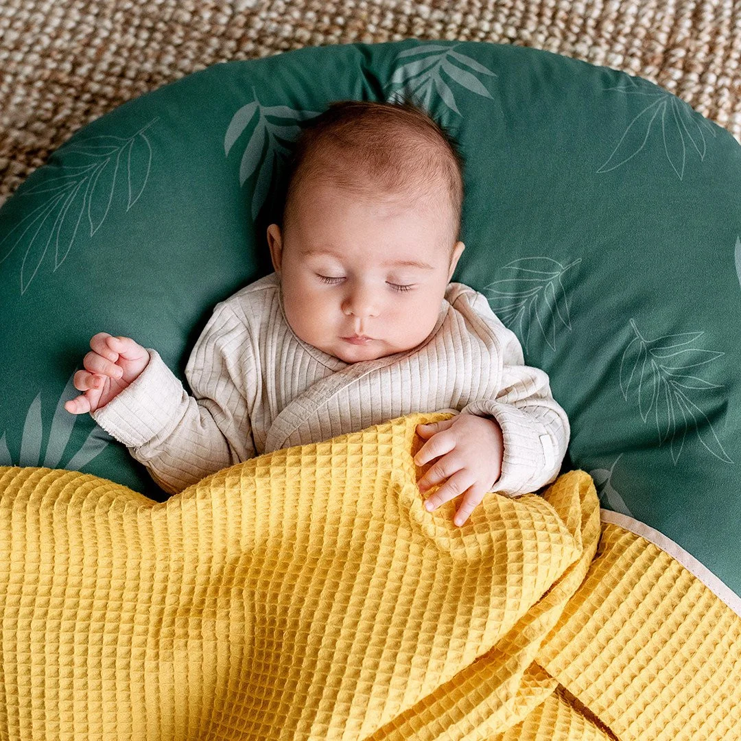 paturica-si-prosop-2-in-1-nou-nascut-teppi-skiddou-100-bumbac-galben9979