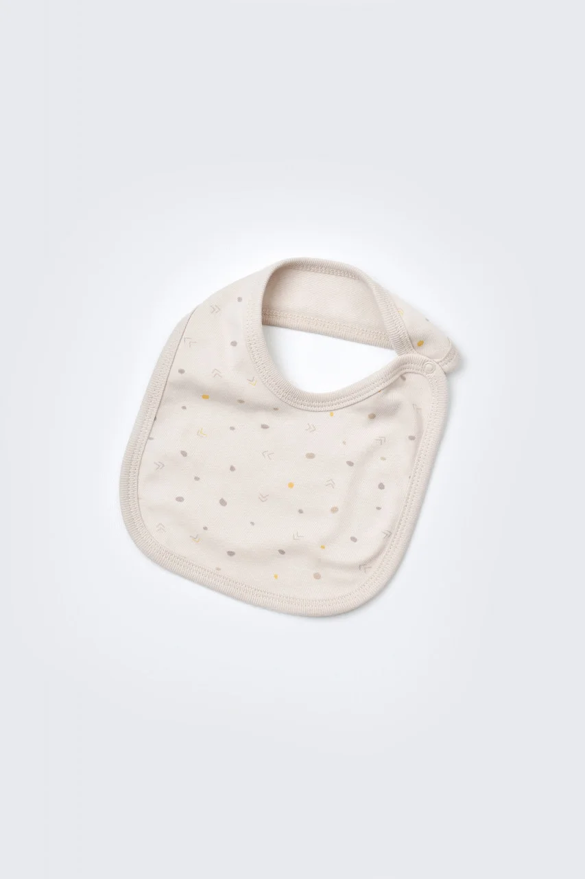 set-de-5-piese-pentru-nou-nascut-100-bumbac-organic-crem-cu-buline7419