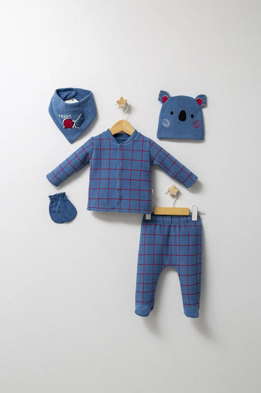 set-de-5-piese-pentru-nou-nascut-baietel-forest-tongs-baby-0-3-luni9351