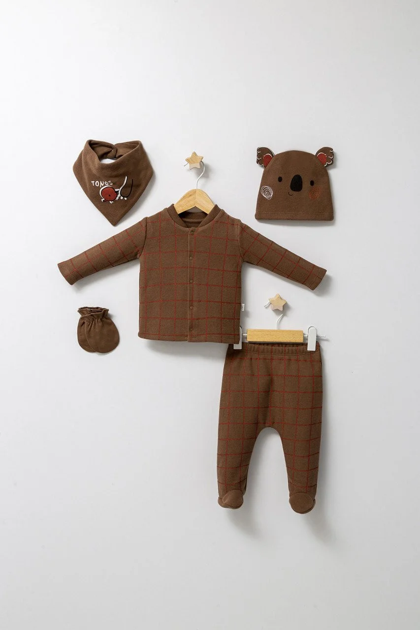 set-de-5-piese-pentru-nou-nascut-baietel-forest-tongs-baby-0-3-luni9353