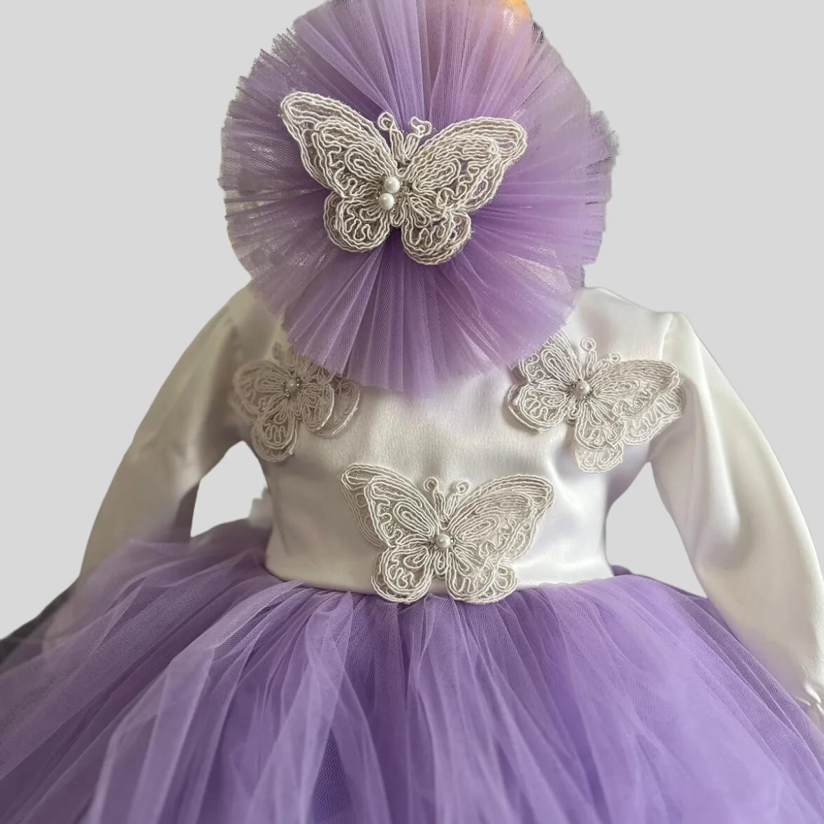 Rochiță Botez Purple Butterfly_1 cm