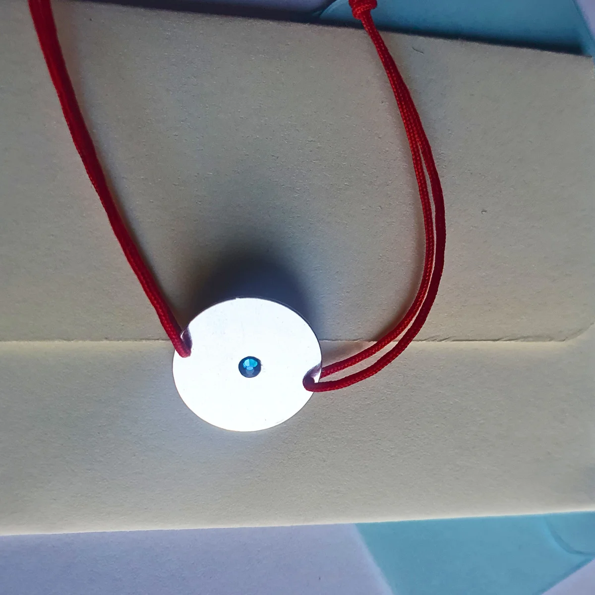 Brățară cu Bănuț din Argint Cristal Swarowski Bleu