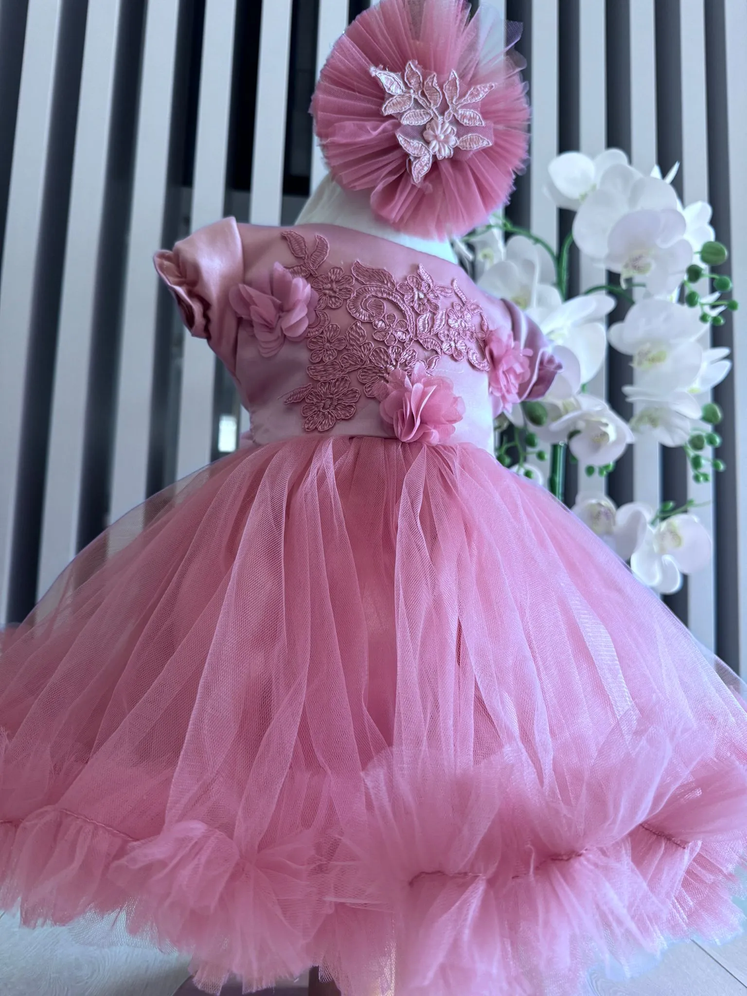 Rochiță Botez Cute Pink Fantasy PHOTO