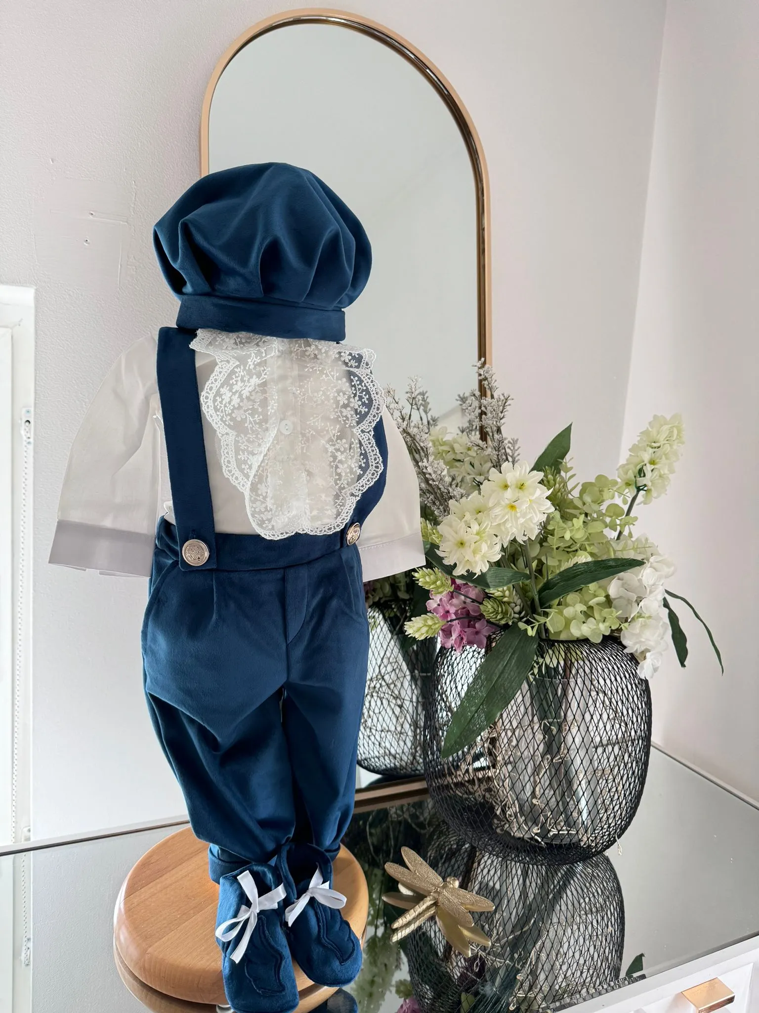 Costumaș Botez Angel Wings Blue IMG ()