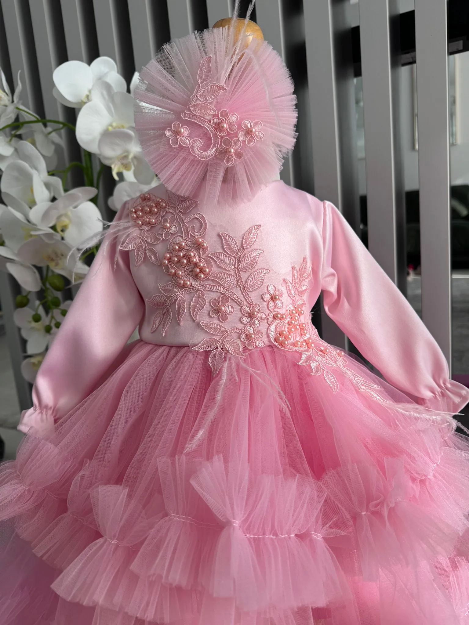 Rochiță Botez Pink Baby Doll PHOTO