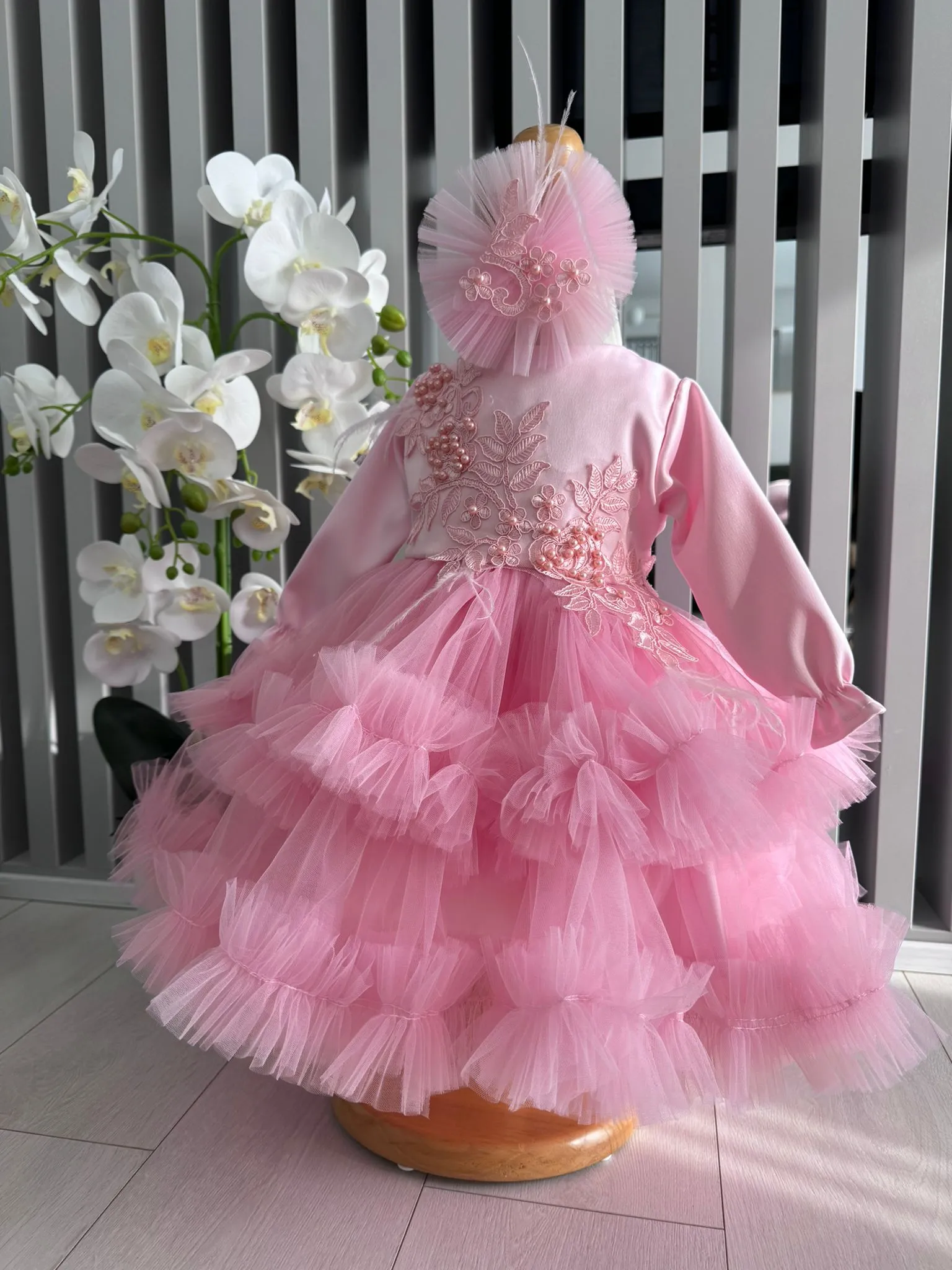 Rochiță Botez Pink Baby Doll PHOTO