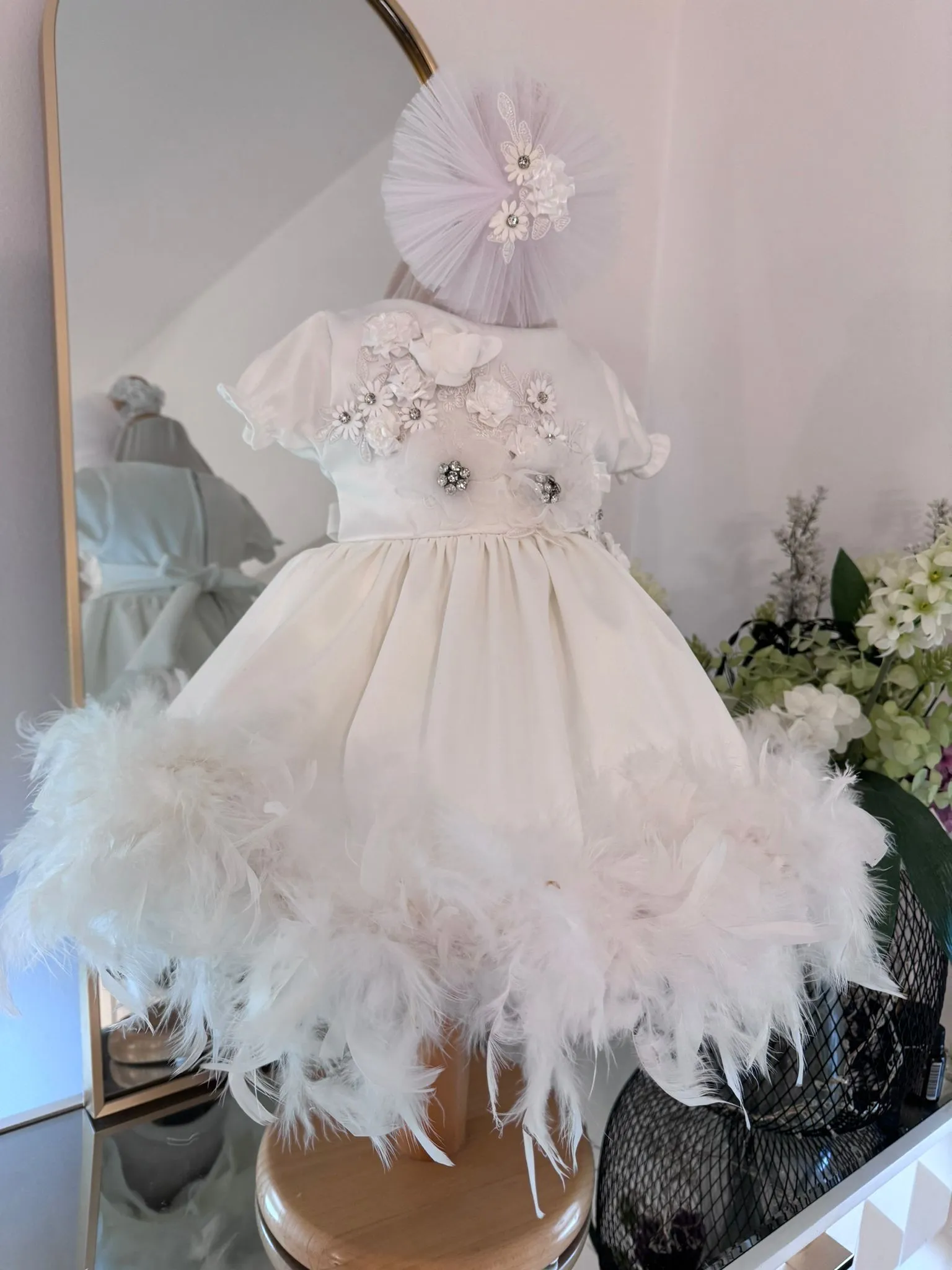 Rochiță Botez Little White Princess PHOTO