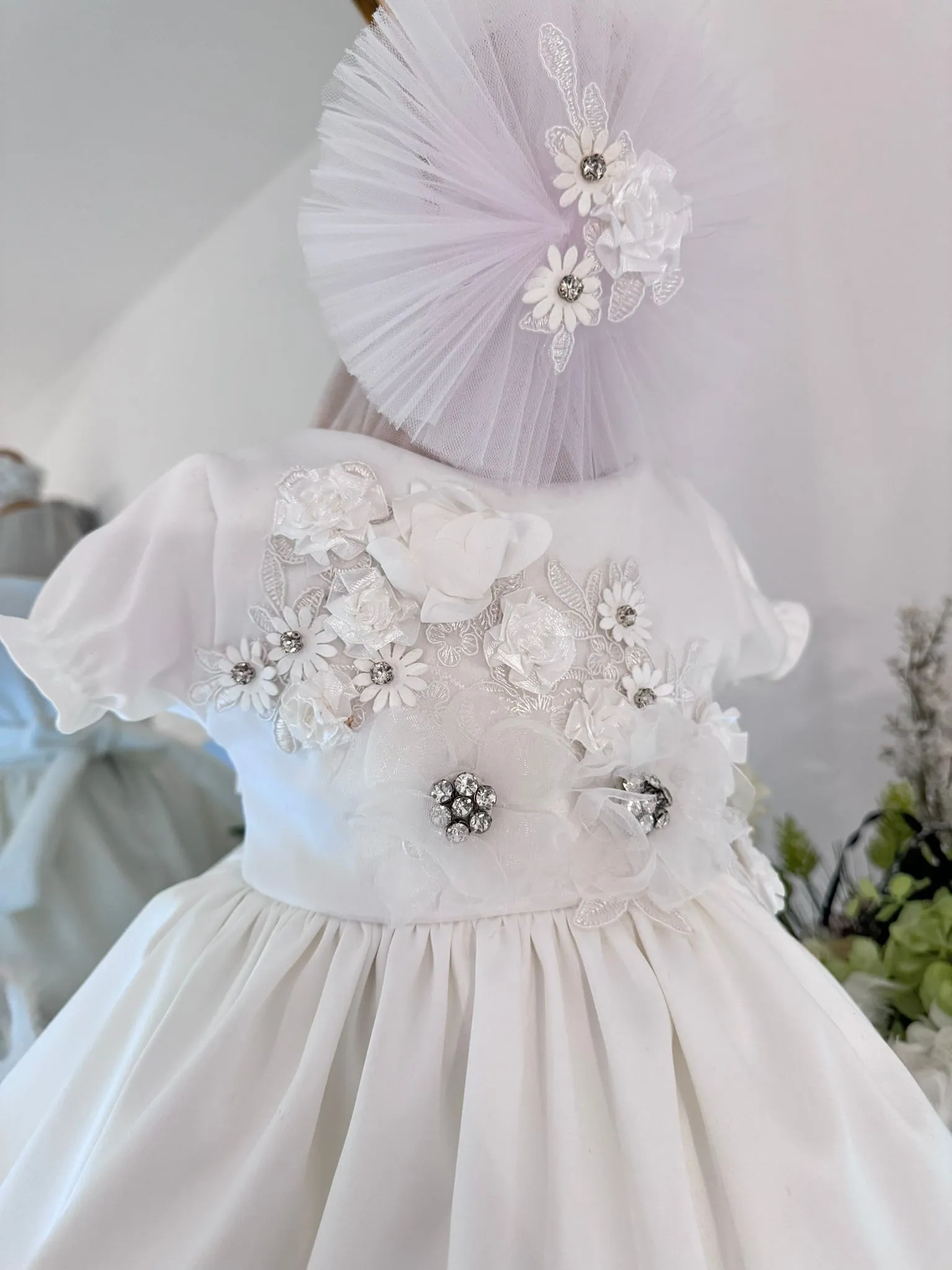 Rochiță Botez Little White Princess PHOTO