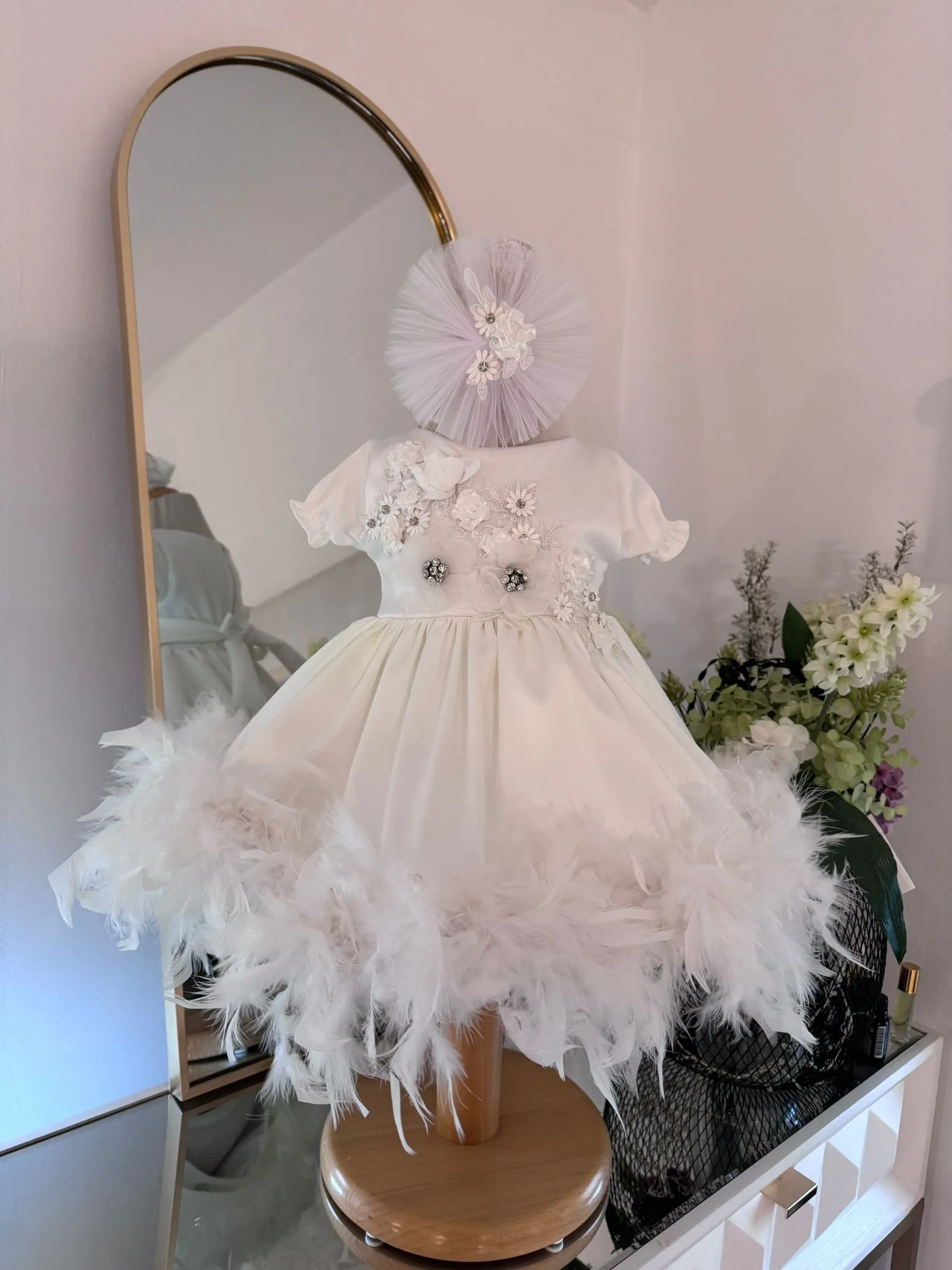 Rochiță Botez Little White Princess PHOTO