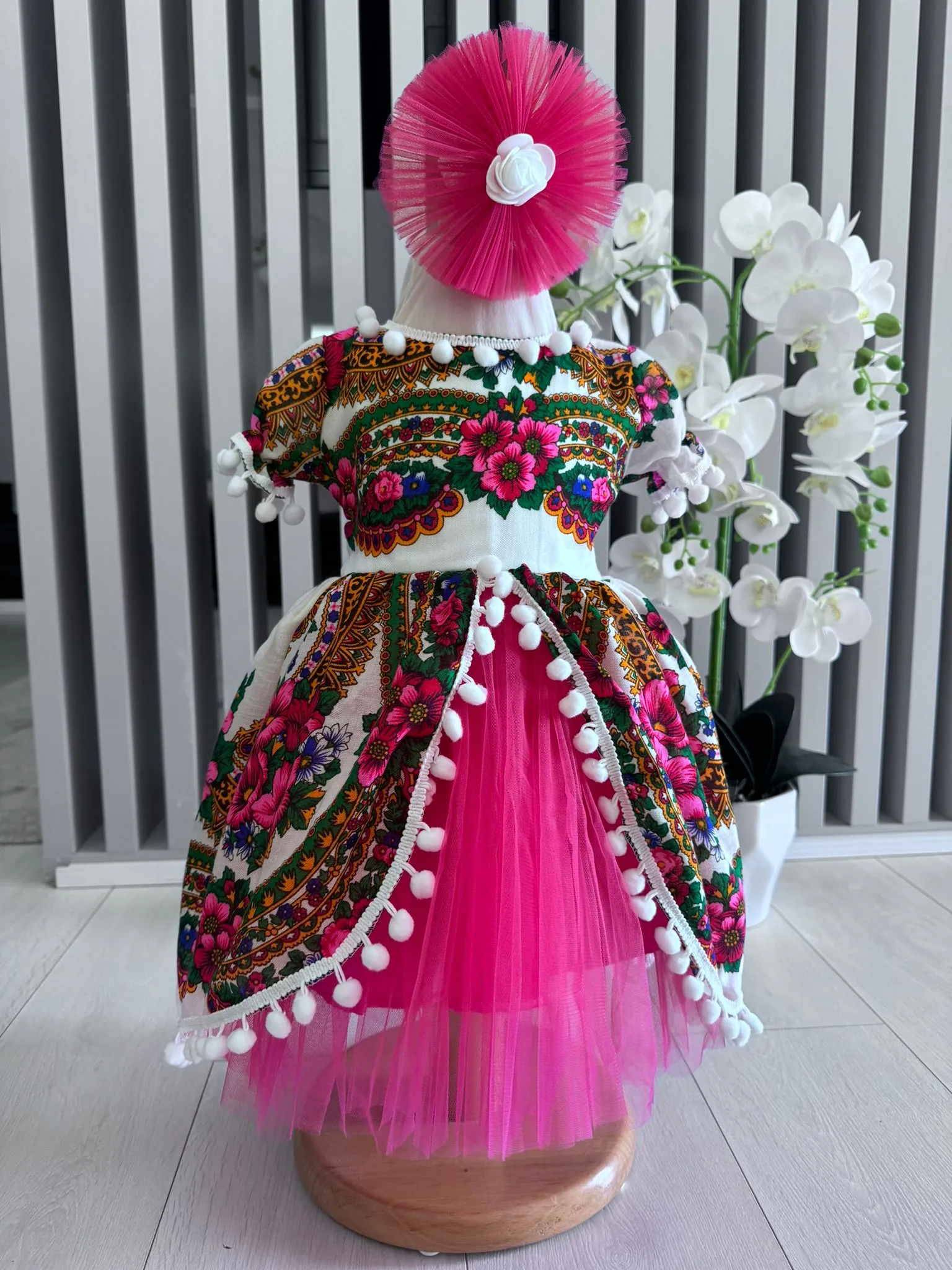 Rochiță Botez Traditional Pink PHOTO