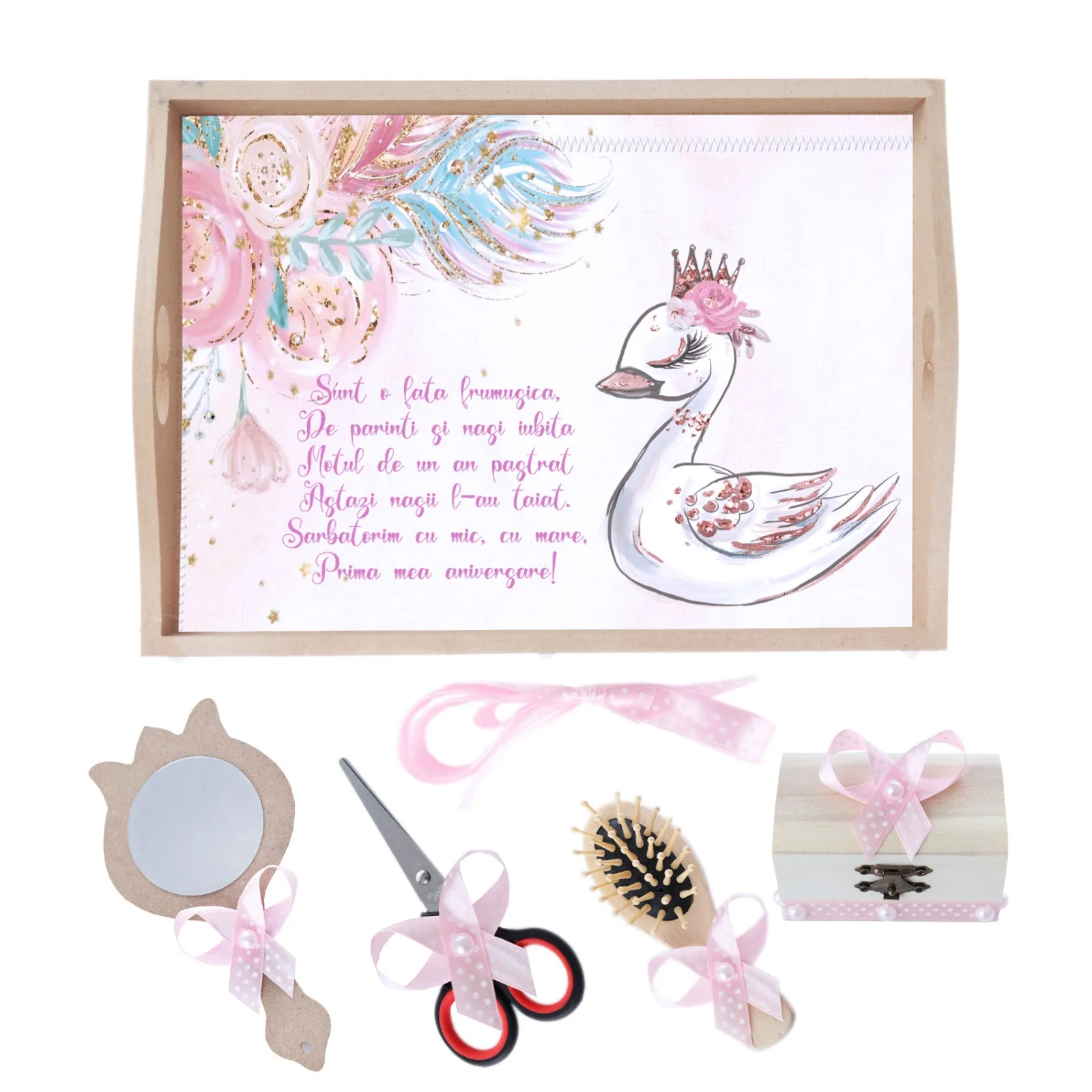 Set Moț 1 An  - Graceful Swan - 6 Piese IMG